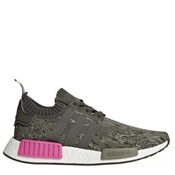adidas NMD R1 Primeknit 'Utility Grey Camo' BZ0222 Rare Mens 13 US 12.5 UK 48 EU - Picture 4 of 10